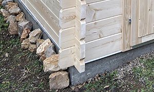 Pose soubassement PVC