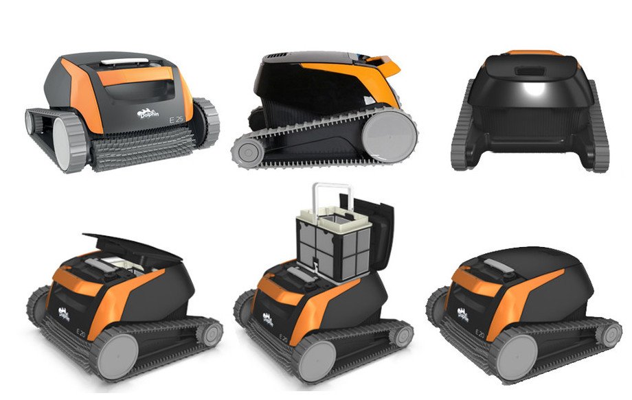 détails du robot de nettoyage de piscine Dolphin E25