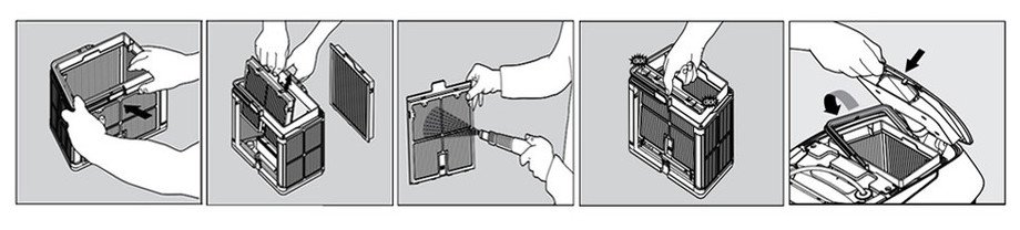 entretien du filtre de robot de nettoyage de piscine Dolphin E25