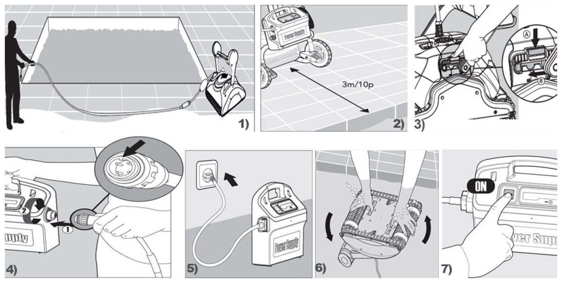 installation du robot dolphin t60