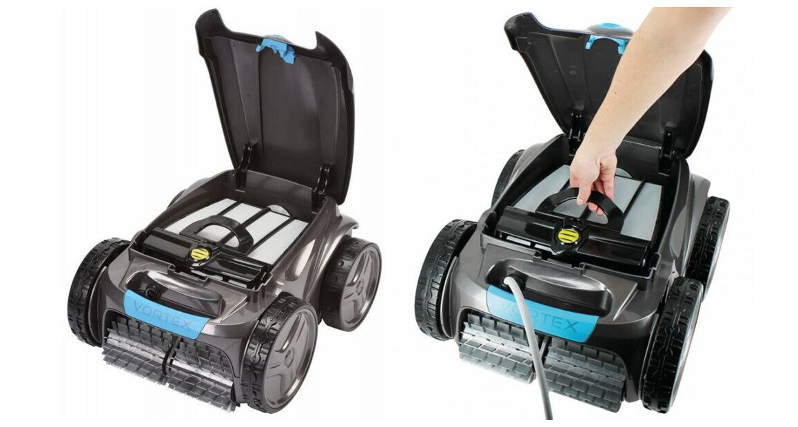 manipulation du robot électrique nettoyeur de piscine zodiac vortex ov3480