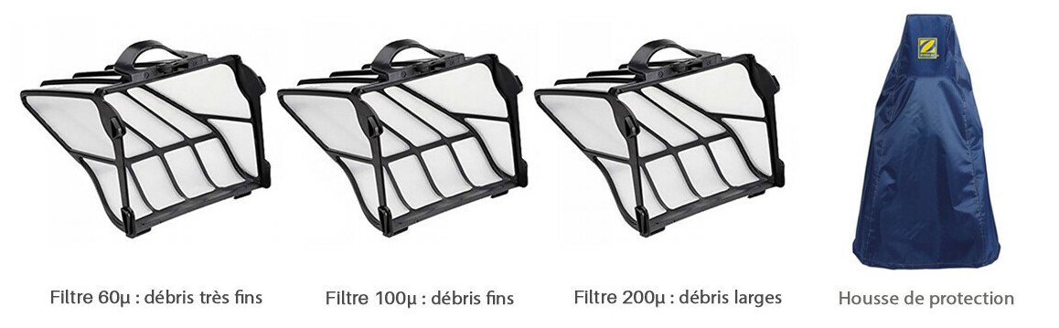 options du robot de piscine zodiac vortex