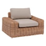 Fauteuil de salon de jardin SAVINIA Tahini – Image 2