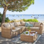 Salon d'angle de jardin 5 personnes MOORÉA Savana