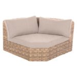 Salon d'angle de jardin 5 personnes MOORÉA Savana – Image 6