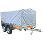 Remorque bâchée double essieu TEMA 263X125 cm ECO2612/2 Gris – Neuve – DESTOCKAGE
