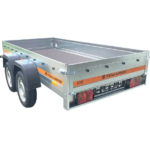 Remorque bâchée double essieu TEMA 263X125 cm ECO2612/2 Gris – Neuve – DESTOCKAGE – Image 3