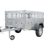Top remorque garden trailer 200 kipp avec rehausses grillagées et roue jockey – Neuve – DESTOCKAGE