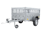 Top remorque garden trailer 200 kipp avec rehausses grillagées et roue jockey – Neuve – DESTOCKAGE