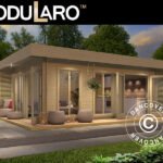 CABANE EN BOIS VIENNA, 5,62X3,72X2,45M, 40MM, NATUREL