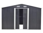 Abri de jardin en acier galvanisé gris 12,5 m² – Neuf – DESTOCKAGE – Image 5