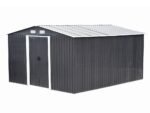 Abri de jardin en acier galvanisé gris 12,5 m² – Neuf – DESTOCKAGE – Image 3