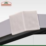 Abri de jardin en métal gris 257x205x177cm – Neuf – DESTOCKAGE – Image 10